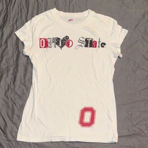 Soffe White Ohio State Short Sleeve Tee
